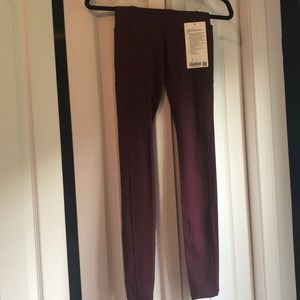 New with Tags Maroon Lululemon Leggings